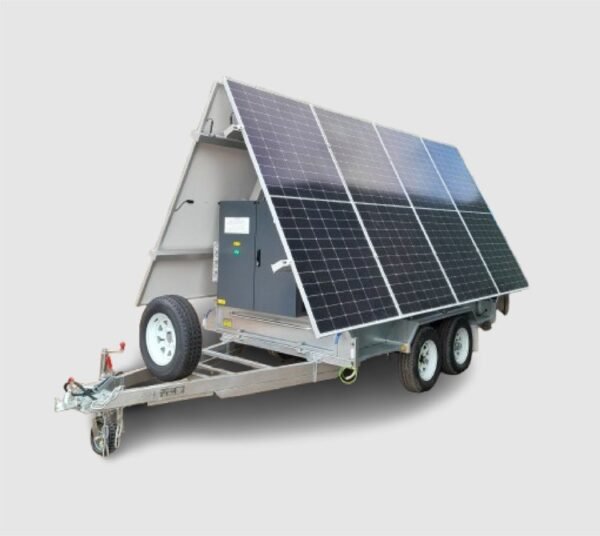 OFF GRID SOLAR TRAILER - 12 PANEL SYSTEM